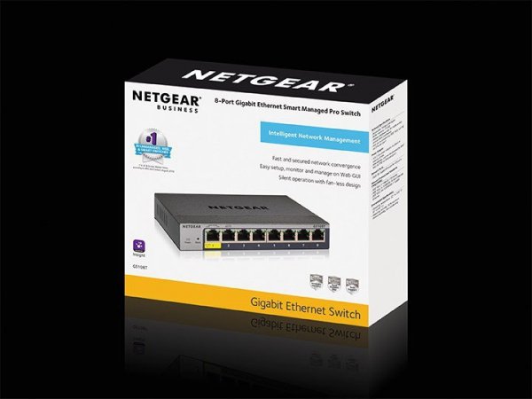 Switch Netgear GS108T-300PES 8p  Managed Gigabit