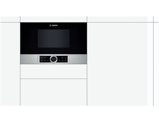 Kuchenka mikrofalowa BOSCH BFR634GS1 (900W; 21l; kolor inox) (WYPRZEDAŻ)