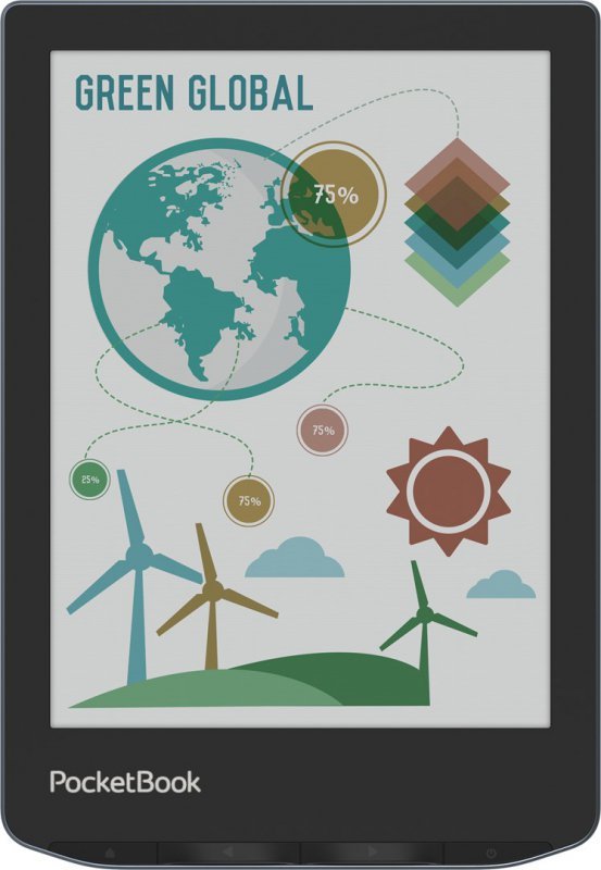Ebook PocketBook Verse Pro Color 634 6&quot; E-Ink Kaleido 3 16GB Wi-Fi Stormy Sea (WYPRZEDAŻ)