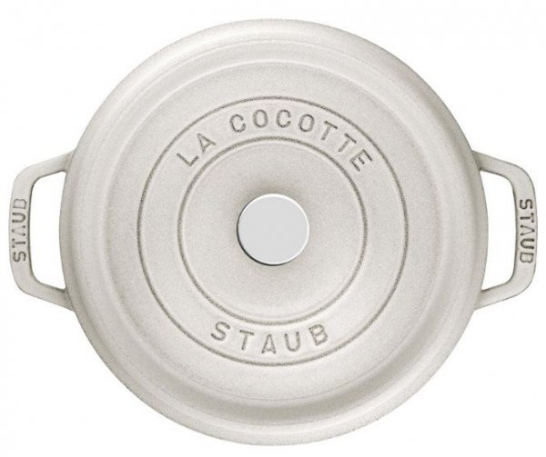 Garnek żeliwny okrągły STAUB 40501-409-0 - biała trufla 1.7 ltr (WYPRZEDAŻ)