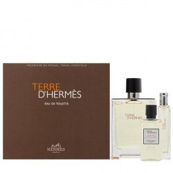 Hermes Terre d'Hermes Set - EDT 100 ml + EDT 15 ml + SG 40 ml