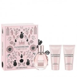 Viktor & Rolf Flowerbomb Zestaw - EDP 50 ml + BL 50 ml + SG 50 ml