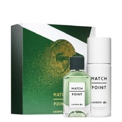 Lacoste Match Point Zestaw - EDT 100 ml + DEO 150 ml
