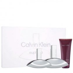 Calvin Klein Euphoria Zestaw - EDP 100 ml + EDP 30 ml + BL 100 ml