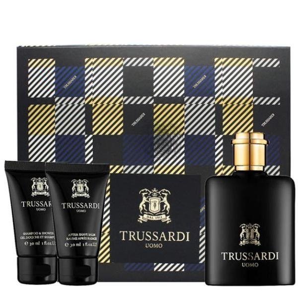 Trussardi Uomo Set - Eau de Toilette 50 ml + Shower Gel 30 ml + After Shave Balm 30 ml