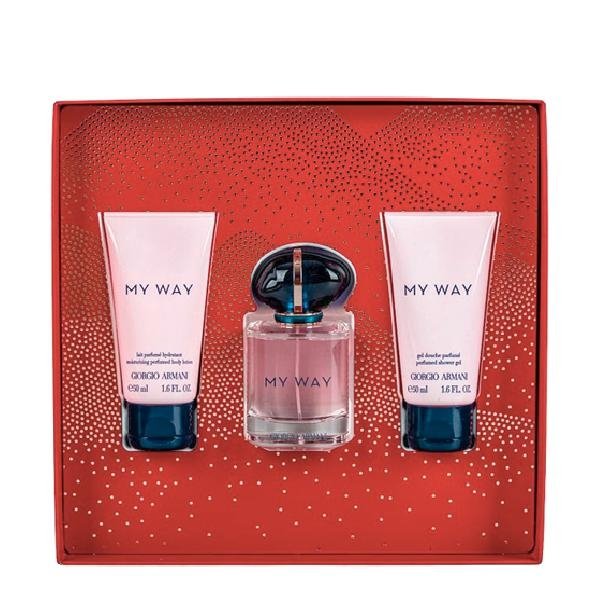 Giorgio Armani My Way Set - Eau de Parfum 50 ml + Shower Gel 50 ml + Body Lotion 50 ml