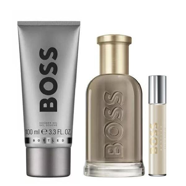 Hugo Boss Boss Bottled Set - Eau de Parfum 100 ml + Eau de Parfum 10 ml + Shower gel 100 ml