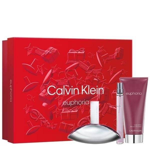 Calvin Klein Euphoria Set - Eau de parfum 50 ml + Eau de Parfum 10 ml + Body Lotion 100 ml