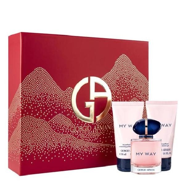 Giorgio Armani My Way Set - Eau de Parfum 50 ml + Shower Gel 50 ml + Body Lotion 50 ml
