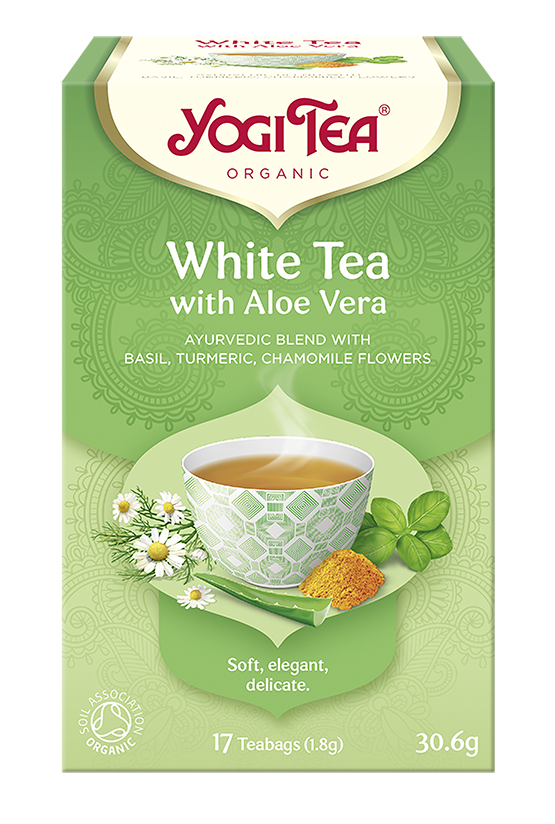 Yogi Tea Herbata biała z aloesem WHITE TEA WITH ALOE VERA