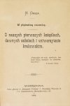[RADLIŃSKA Helena]. H. Orsza [pseud.] - W pięćsetną rocznicę. O naszych pierwszych książkach, dawnych szkołach i uniwersytecie krakowskim