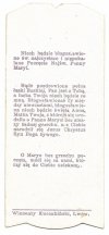 KRÓLOWO bez zmazy poczęta, módl się za nami. [ca 1910?].