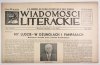 [Bruno Schulz] Wiadomości Literackie. R. 14, nr 19 (705): 2 V 1937. s. 8.