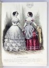 Les MODES Parisiennes. R. 1852. Rocznik paryskiego tygodnika poświęconego modzie