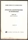 Rocznik Polskiego Tow. Matematycznego. Annales de la Societe polonaise de mathematique. T.17 Fascicule II - reprint lata 1960-te