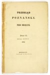 PRZEGLĄD Poznański. Pismo miesięczne. Poszyt 11: XI 1847