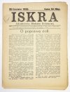 ISKRA. Jednodniówka młodzieży robotniczej.