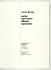 [KATALOG]. Muzeum Narodowe w Poznaniu. Jerzy Bereś. Zwidy, wyrocznie, ołtarze, wyzwania.