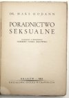 HODANN Maks - Poradnictwo seksualne.  [1934]