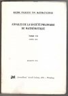 Rocznik Polskiego Tow. Matematycznego. Annales de la Societe polonaise de mathematique. T..7  - reprint lata 1960-te