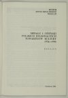 MUZEUM Sztuki Medalierskiej we Wrocławiu. Medale i odznaki polskich regionalnych towarzystw kultury 1954-1986. Katalog.