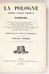 CHODŹKO Leonard - La Pologne historique, littéraire, monumentale et illustrée [...]. Rédigée par une Société de Littérateurs sous la direction de ...