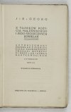 GEORG J[wan] E[ugen] - Z tajników pożycia małżeńskiego i jego społecznych powikłań. Autoryzowany przekład z niemieckiego poprzedzony uwagami wstępnymi prof. Pawła Gantkowskiego. Z 15 tablicami. Tłum. L. S. Wyd. III poprawione