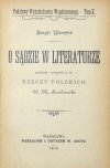 WORSFOLD Bazyli - O sądzie w literaturze. Przełożył i uzupełnił co do rzeczy polskich  W. M. Kozłowski