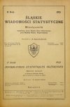 ŚLĄSKIE Wiadomości Statystyczne. Miesięcznik wydawany przez Śląskie Biuro Statystyczne przy Śląskiej Radzie Wojewódzkiej. Red. Rajmund Buławski.