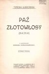 Łubieńska Teresa - Paź złotowłosy (Bajka). Z ilustracjami Jerzego Kożuchowskiego.