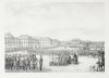 [WARSZAWA]. [Plac Saski]. Litografia form. 24,3x34,6 na ark. 30,1x46,7 cm.