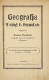 FISCHBACH Roman - Geografja Wielkiego ks. Poznańskiego. Opracował ...