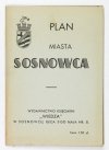 [SOSNOWIEC]. Plan miasta Sosnowca. Plan barwny form. 59,5x53,5 cm