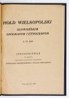 HOŁD Wielkopolski słowiańskim geografom i etnografom. 3. VI. 1927. Jednodniówka pod red. S. Nowakowskiego i J. Rafalskego.