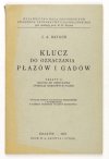 KLUCZ do oznaczania zwierząt kręgowych Polski. Z. 1-2. Wyd. II całkowicie przerobione i powiększone.{|br /|}Z. 1: NIEZABITOWSKI Edward Lubicz — Klucz do oznaczania zwierząt ssących Polski{|br /|}Z. 2: BAYGER J[an] A[leksander] — Klucz do oznaczania płazów