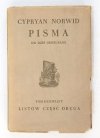 Norwid Cyprian Kamil - Wszystkie pisma... po dziś w całości lub fragmentach odszukane. Tom IX.