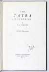 FIRSOFF V. A. [Włodzimierz] - The Tatra Mountains. With 60 illustrations.