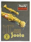 MAŁY Modelarz. Miesięcznik Ligi Obrony Kraju dla młodzieży.  Nr 8/1985: Włoski samolot myśliwski Macchi C.200 Saeta.