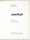 HAHN Otto - Warhol. Texte de ...