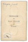 [KLAPKA György - fotografia portretowa - ujęcie w formacie card de visite].