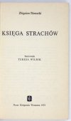 NIENACKI Zbigniew - Księga strachów. Ilustrowała Teresa Wilbik.