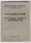 [WĘDKARSTWO] Informator dla wędkarzy łowiących w wodach Okręgu Krakowskiego PZW