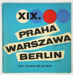 XIX WYŚCIG Pokoju. Praha, Warszawa, Berlin.