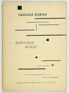 KUBIAK Tadeusz - Ikaryjskie morze