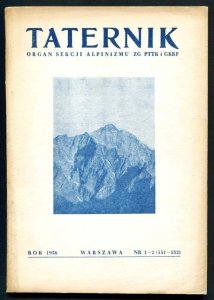 Taternik. Organ Sekcji Alpinizmu ZG PTTK i GKKF. R. 32: 1956, nr 1-2