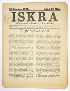 ISKRA. Jednodniówka młodzieży robotniczej.