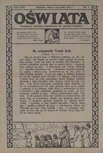 Oświata. Bezpłatny dodatek tygodniowy do Gazety Polskiej