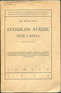 Hahn Wiktor - Stanisław Staszic. Życie i dzieła (Z portretem Staszica)