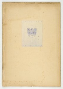 [NOWA HUTA] PROGRAM Narady Architektów i Artystów Plastyków w dniach 7-8. XII. 1954 r.