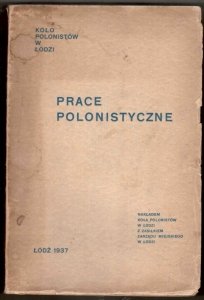PRACE polonistyczne. S.1-3